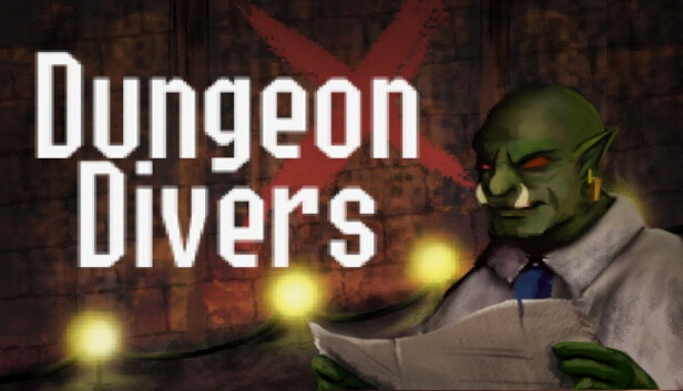 Imagen de la cápsula de "Dungeon Divers" que utilizó RoboStreamer para las transmisiones en Steam