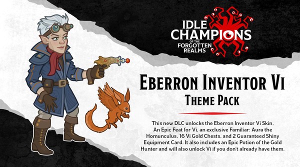 скриншот Idle Champions - Eberron Inventor Vi Theme Pack 1