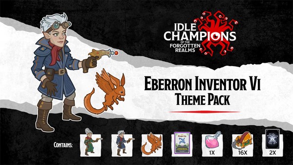 скриншот Idle Champions - Eberron Inventor Vi Theme Pack 0