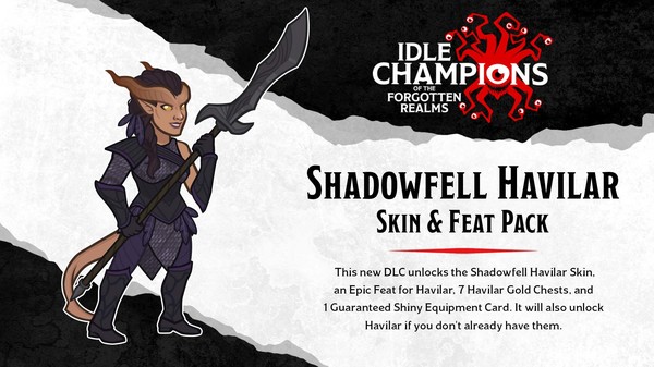 скриншот Idle Champions - Shadowfell Havilar Skin & Feat Pack 1