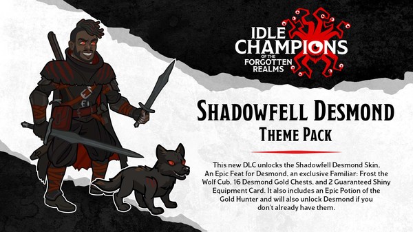 скриншот Idle Champions - Shadowfell Desmond Theme Pack 1