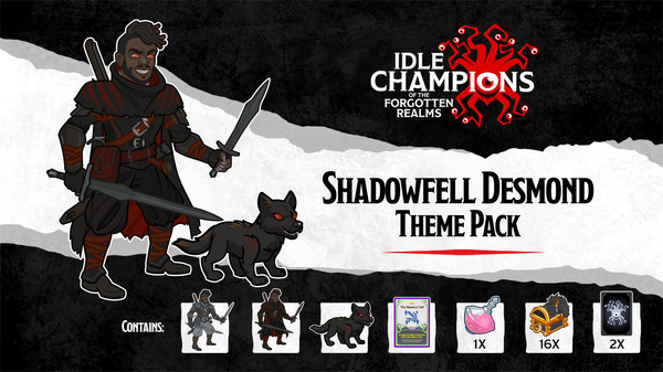 скриншот Idle Champions - Shadowfell Desmond Theme Pack 0
