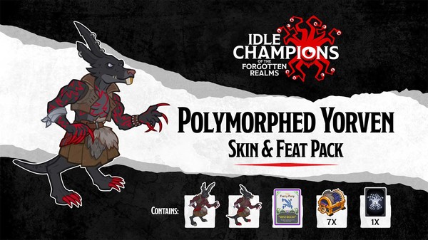 скриншот Idle Champions - Polymorphed Yorven Skin & Feat Pack 0