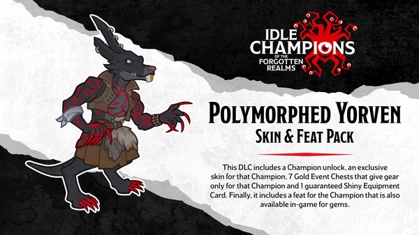 скриншот Idle Champions - Polymorphed Yorven Skin & Feat Pack 1