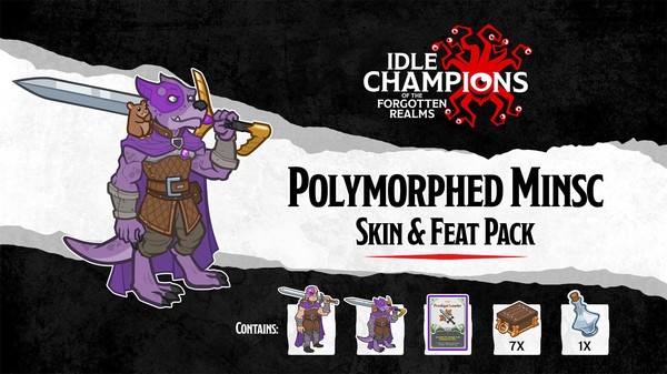 скриншот Idle Champions - Polymorphed Minsc Skin & Feat Pack 0