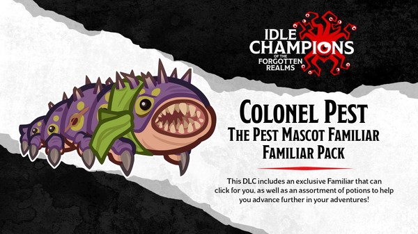 скриншот Idle Champions - Colonel Pest the Pest Mascot Familiar Pack 1