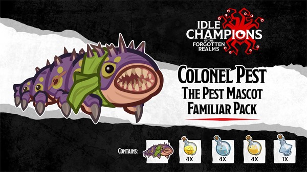 скриншот Idle Champions - Colonel Pest the Pest Mascot Familiar Pack 0