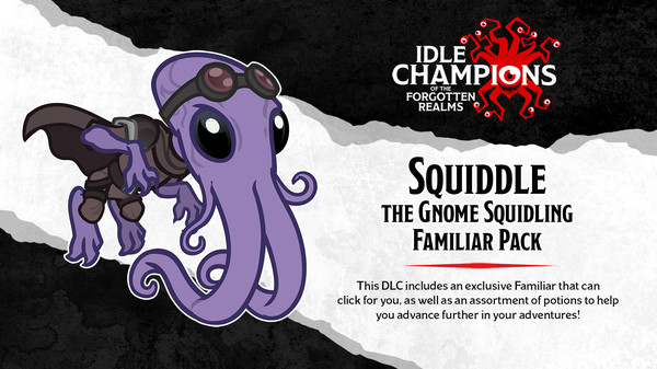 скриншот Idle Champions - Squiddle the Gnome Squidling Familiar Pack 1