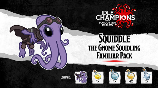 скриншот Idle Champions - Squiddle the Gnome Squidling Familiar Pack 0