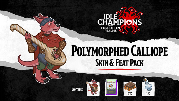 Idle Champions - Polymorphed Calliope Skin & Feat Pack