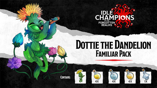 Idle Champions - Dottie the Dandelion Familiar Pack