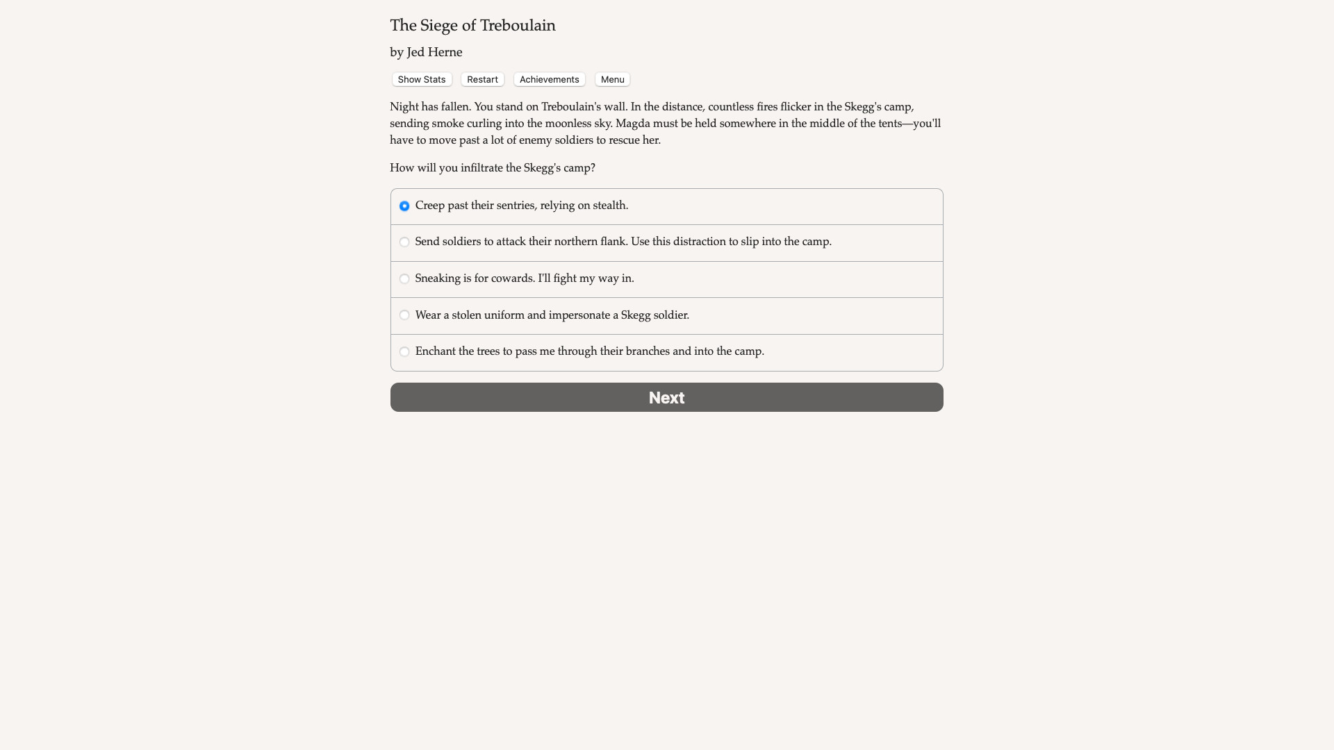 Siege of Treboulain Demo #0