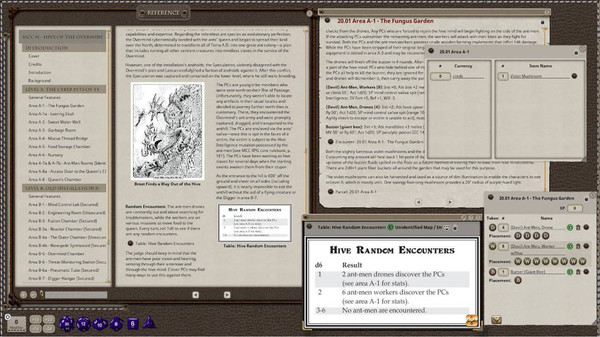 Fantasy Grounds - Mutant Crawl Classics #1: Hive of the Overmind