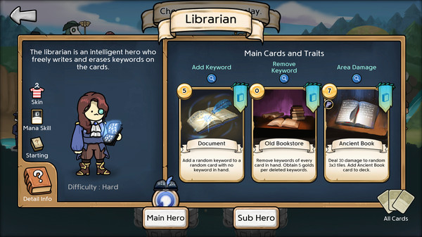 скриншот 3 Minute Heroes - Librarian & Druid Heroes + Skins 2
