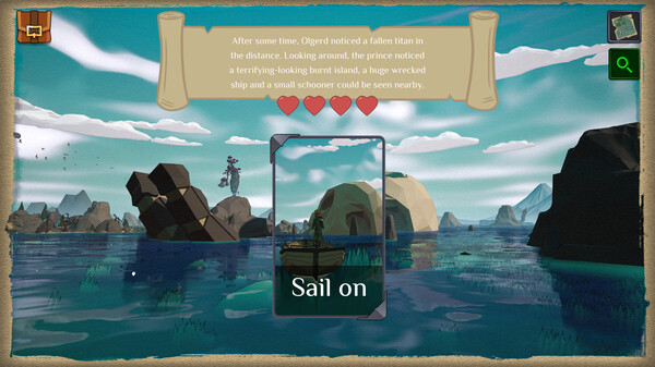 Blood Bay: Card History game for Linux 1