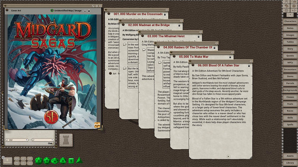 скриншот Fantasy Grounds - Midgard Sagas for 5th Edition 4