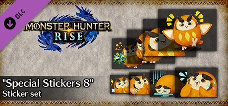 Monster Hunter Rise - "Special Stickers 8" sticker set banner image