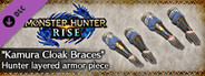 Monster Hunter Rise - "Kamura Cloak Braces" Hunter layered armor piece
