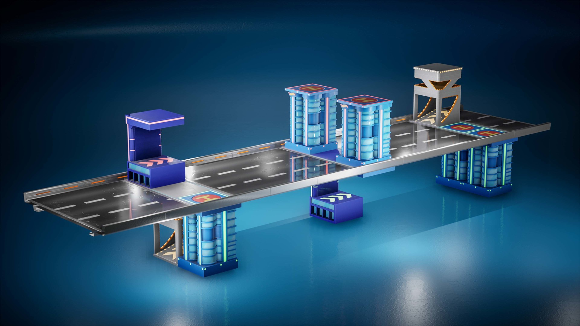 HOT WHEELS™ - Jumping Towers Module #0