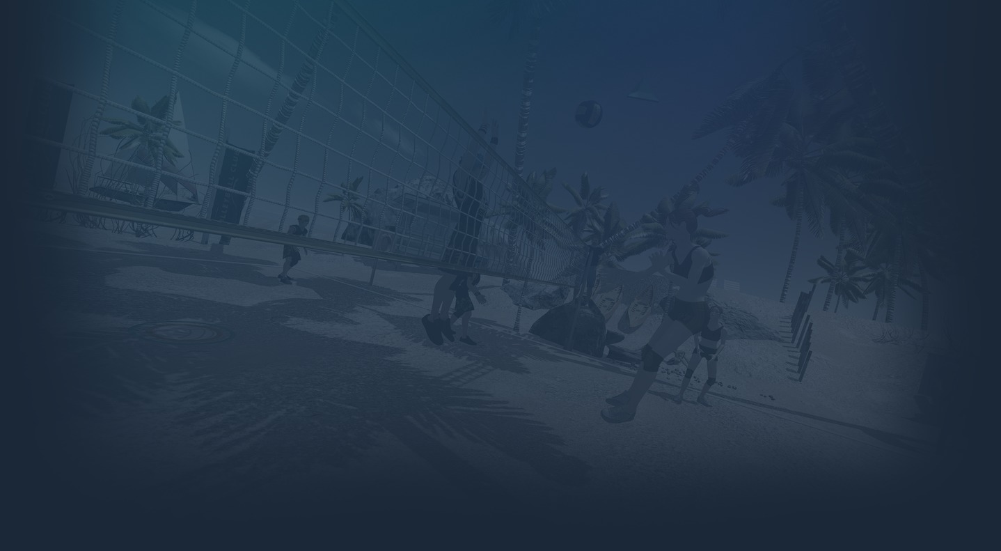 Highline Volleyball VR background