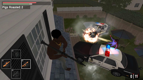 TYRONE vs COPS game for Linux 1