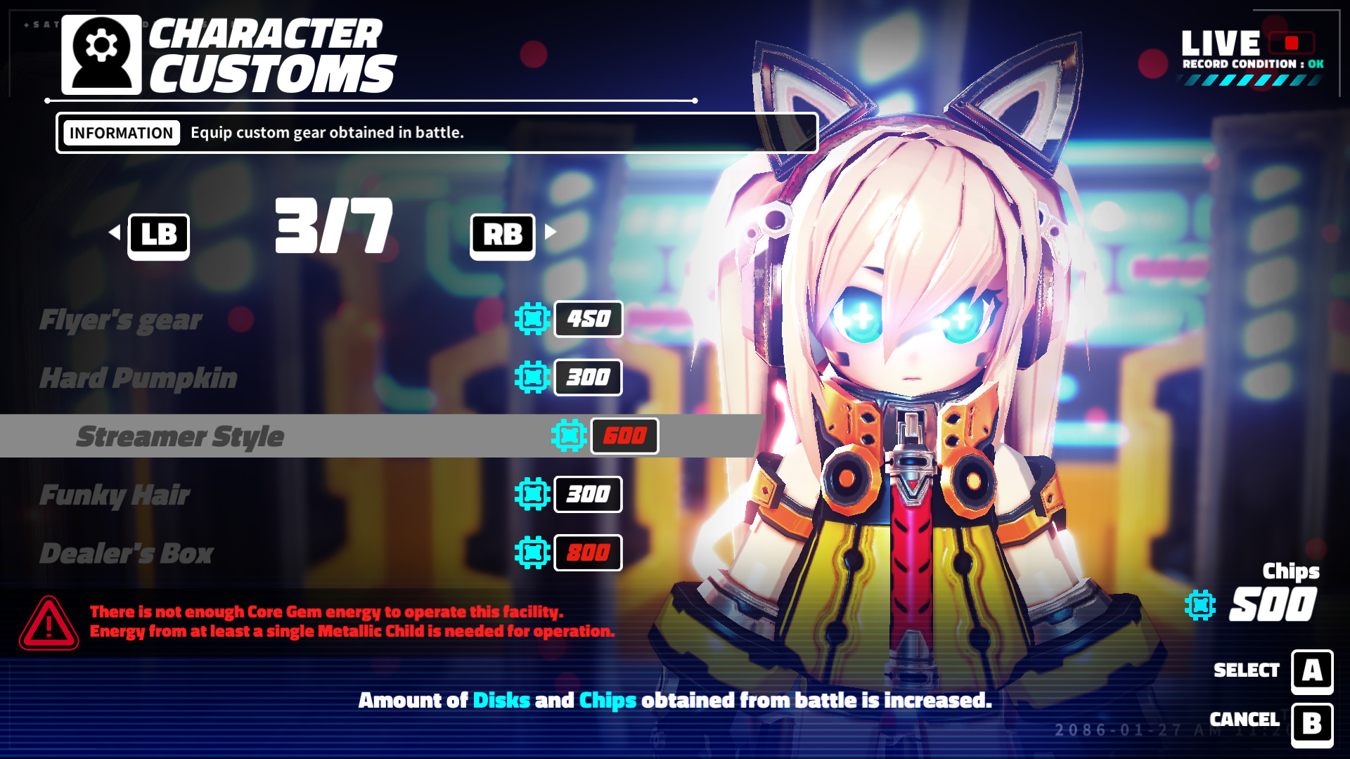 METALLIC CHILD Chip Pack 500 #3