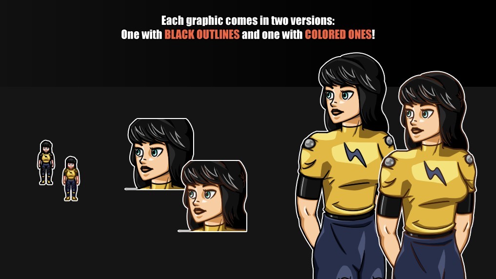 RPG Maker MZ - Rinobers Futuristic Characters #3