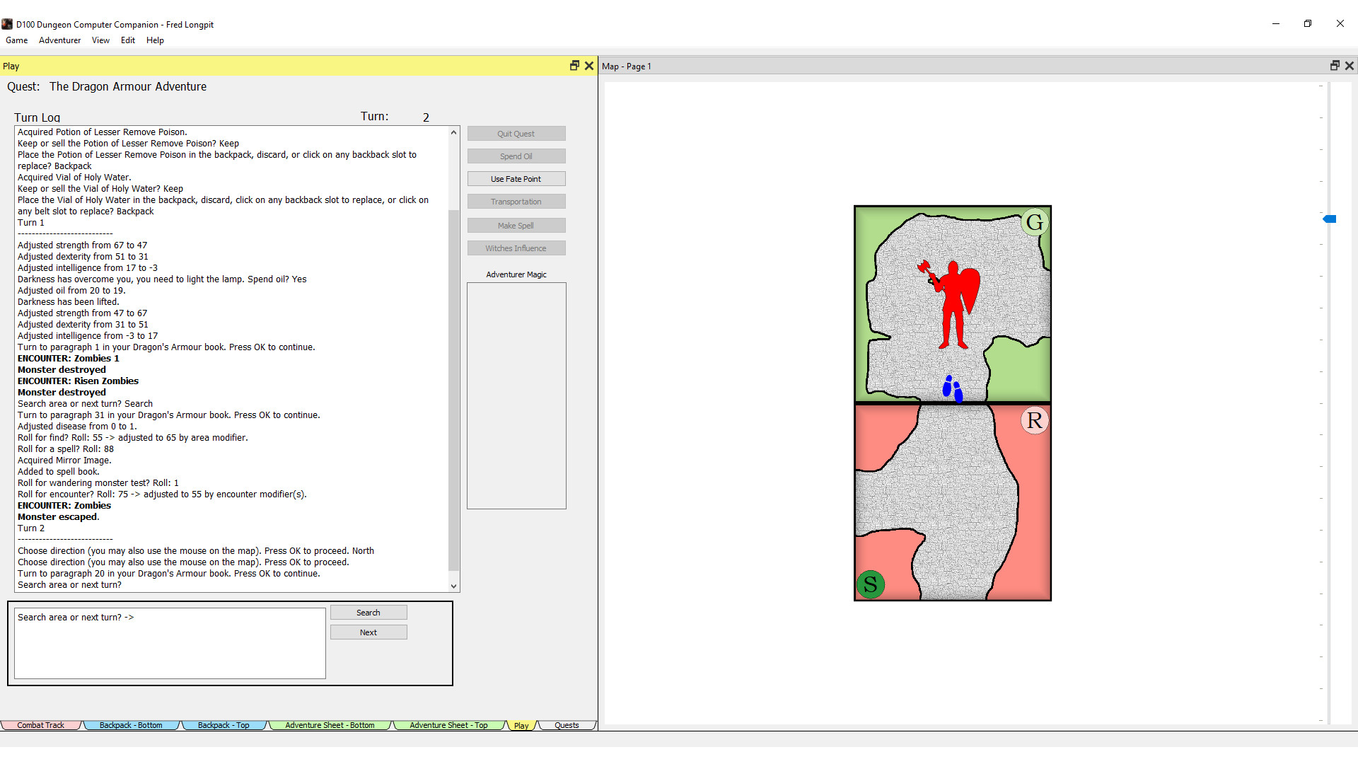 D100 Dungeon - The Dragon Armour #0