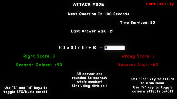 Скриншот из Mental Math Tutor