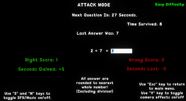 Скриншот из Mental Math Tutor