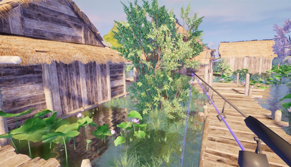 скриншот VR Fishing at Lotus Lakes 4
