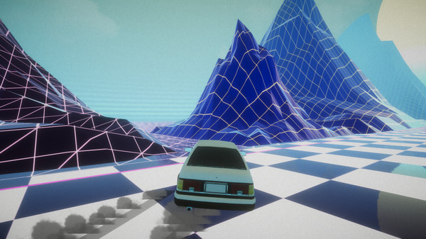 Скриншот из RetroDrift: Retrowave Online Road