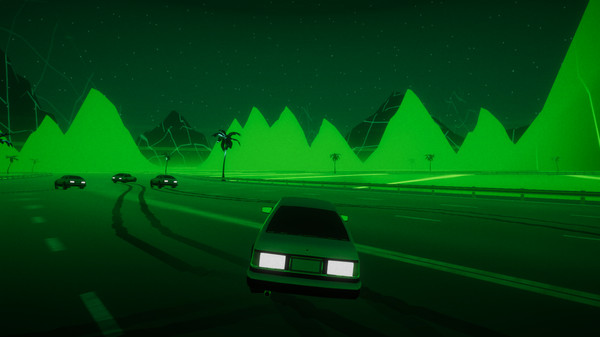 Скриншот из RetroDrift: Retrowave Online Road