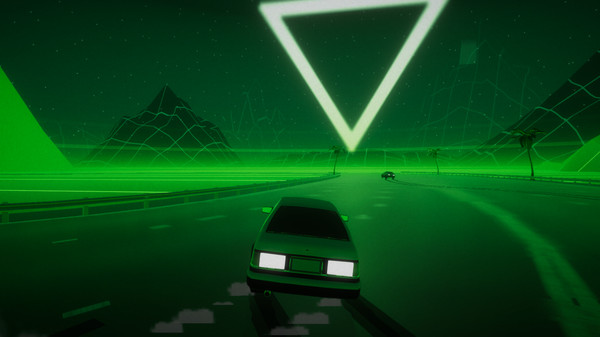 Скриншот из RetroDrift: Retrowave Online Road