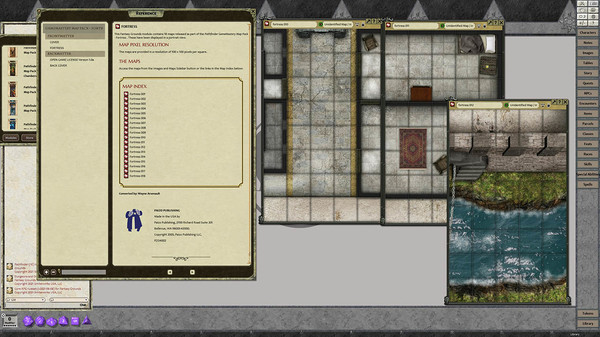 скриншот Fantasy Grounds - Pathfinder RPG - GameMastery Map Pack: Fortress 2