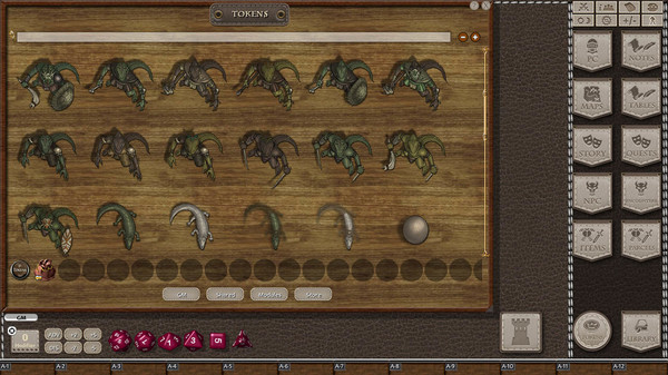 скриншот Fantasy Grounds - Jans Token Pack 25 - Swamp Creatures 1