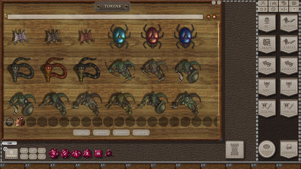 скриншот Fantasy Grounds - Jans Token Pack 25 - Swamp Creatures 3