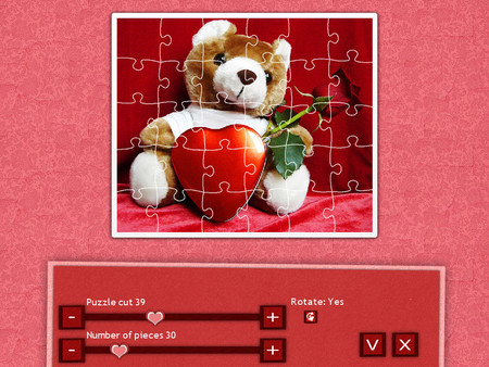 Скриншот из Holiday Jigsaw Valentine's day