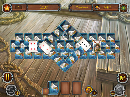 Скриншот из Pirate's Solitaire