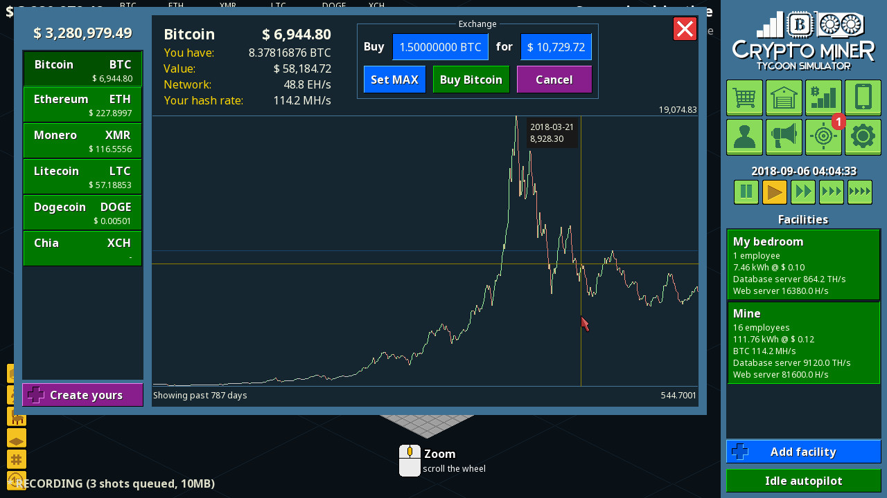 Crypto Miner Tycoon Simulator #3