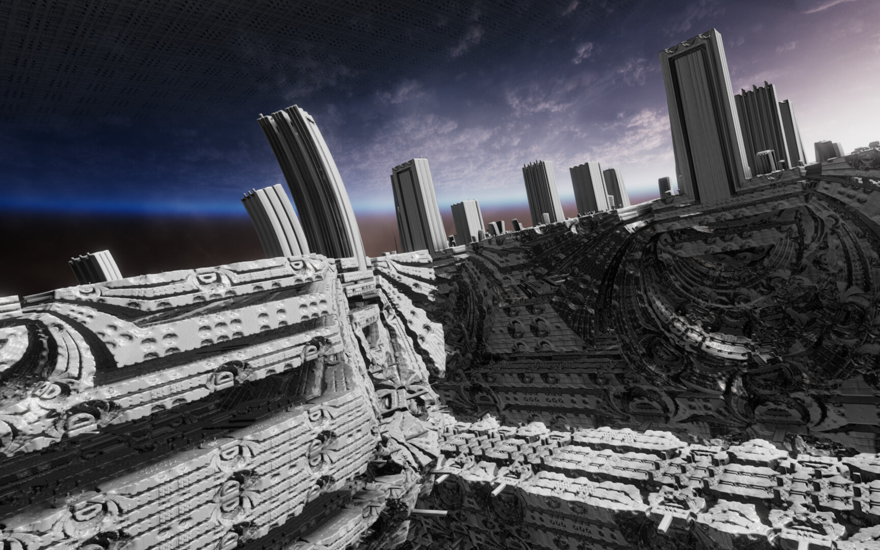 Fractal Fly - Alien City #2