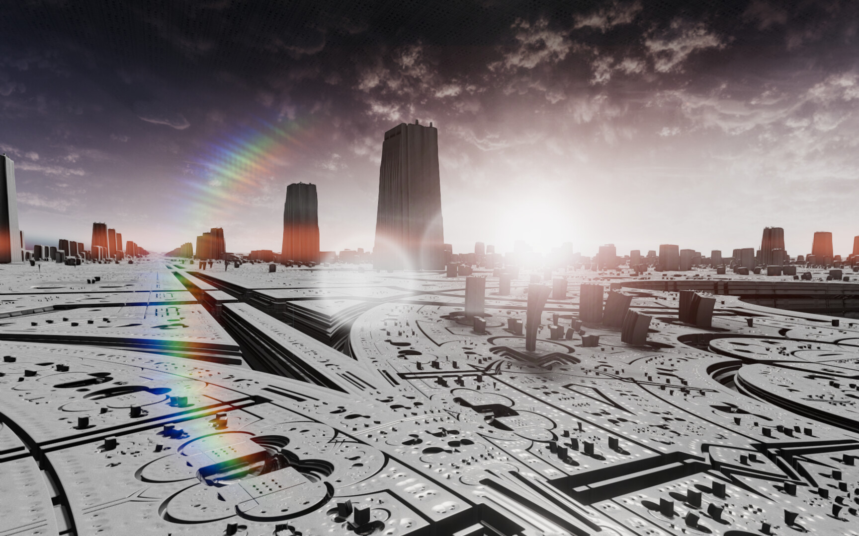 Fractal Fly - Alien City #0