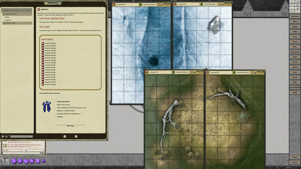 скриншот Fantasy Grounds - Pathfinder RPG - GameMastery Map Pack: Campsites 2