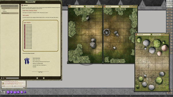 скриншот Fantasy Grounds - Pathfinder RPG - GameMastery Map Pack: Campsites 3