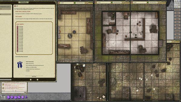 скриншот Fantasy Grounds - Pathfinder RPG - GameMastery Map Pack: City 4