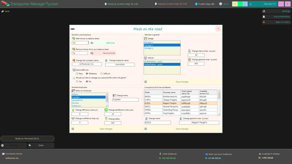 Transporter Manager Tycoon - Mods on the road