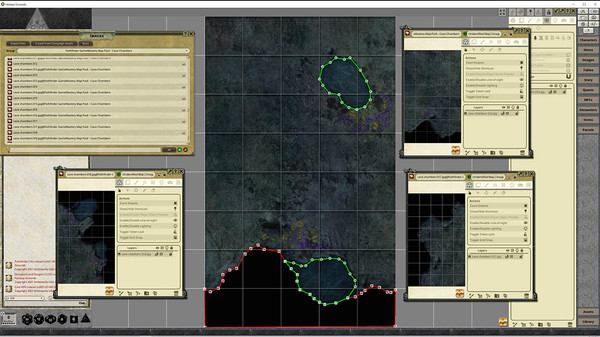 скриншот Fantasy Grounds - Pathfinder RPG - GameMastery Map Pack: Cave Chambers 1