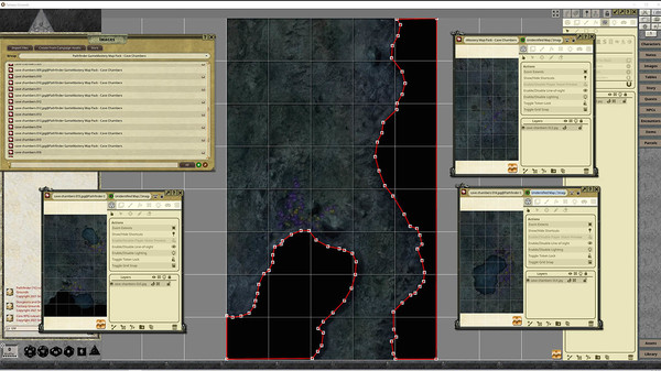 скриншот Fantasy Grounds - Pathfinder RPG - GameMastery Map Pack: Cave Chambers 3