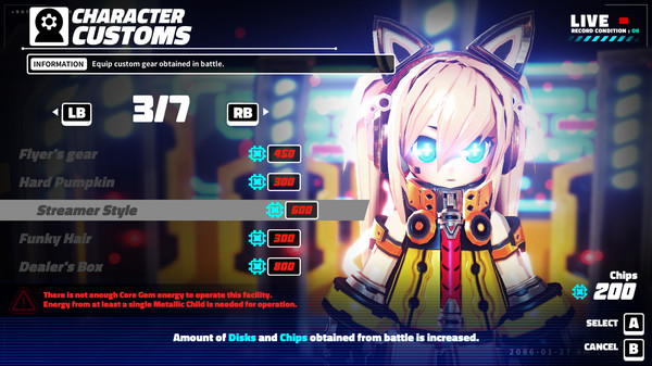 скриншот METALLIC CHILD Chip Pack 200 2