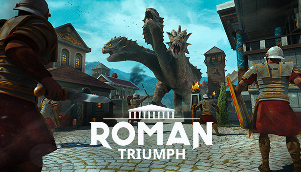 Imagen de la cápsula de "Roman Triumph: Survival City Builder" que utilizó RoboStreamer para las transmisiones en Steam